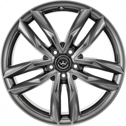Meisterwerk MW08 grey front polished Alufelge 9x20 Zoll ET21 LK 5x112 ML66.6 – Bild 2