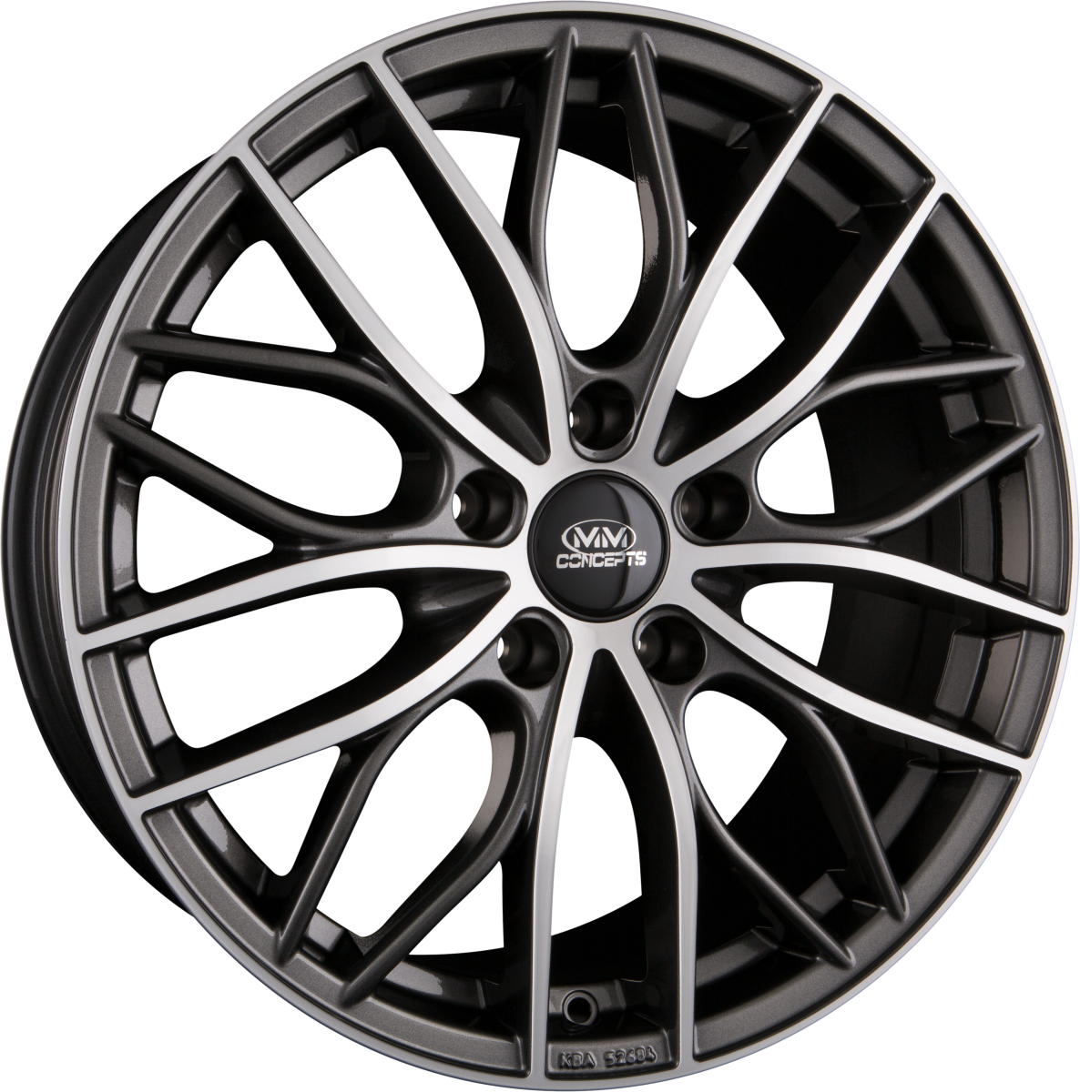 MM-Concepts MM01 Grau Frontpoliert Alufelge 8x18 Zoll ET30 LK 5x112 ML66.6 – Bild 2