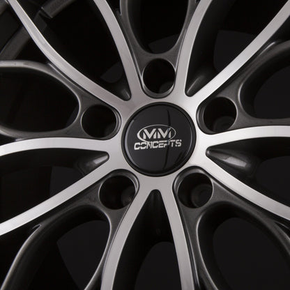 MM-Concepts MM01 Grau Frontpoliert Alufelge 8x18 Zoll ET30 LK 5x112 ML66.6 – Bild 4