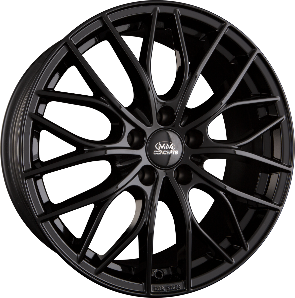 MM-Concepts MM01 Schwarz Glanz Alufelge 8.5x19 Zoll ET45 LK 5x112 ML66.6 – Bild 2