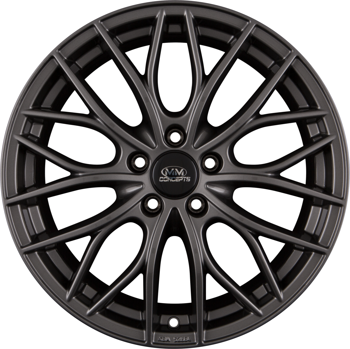 MM-Concepts MM01 Grau Glanz Alufelge 8.5x19 Zoll ET45 LK 5x112 ML66.6
