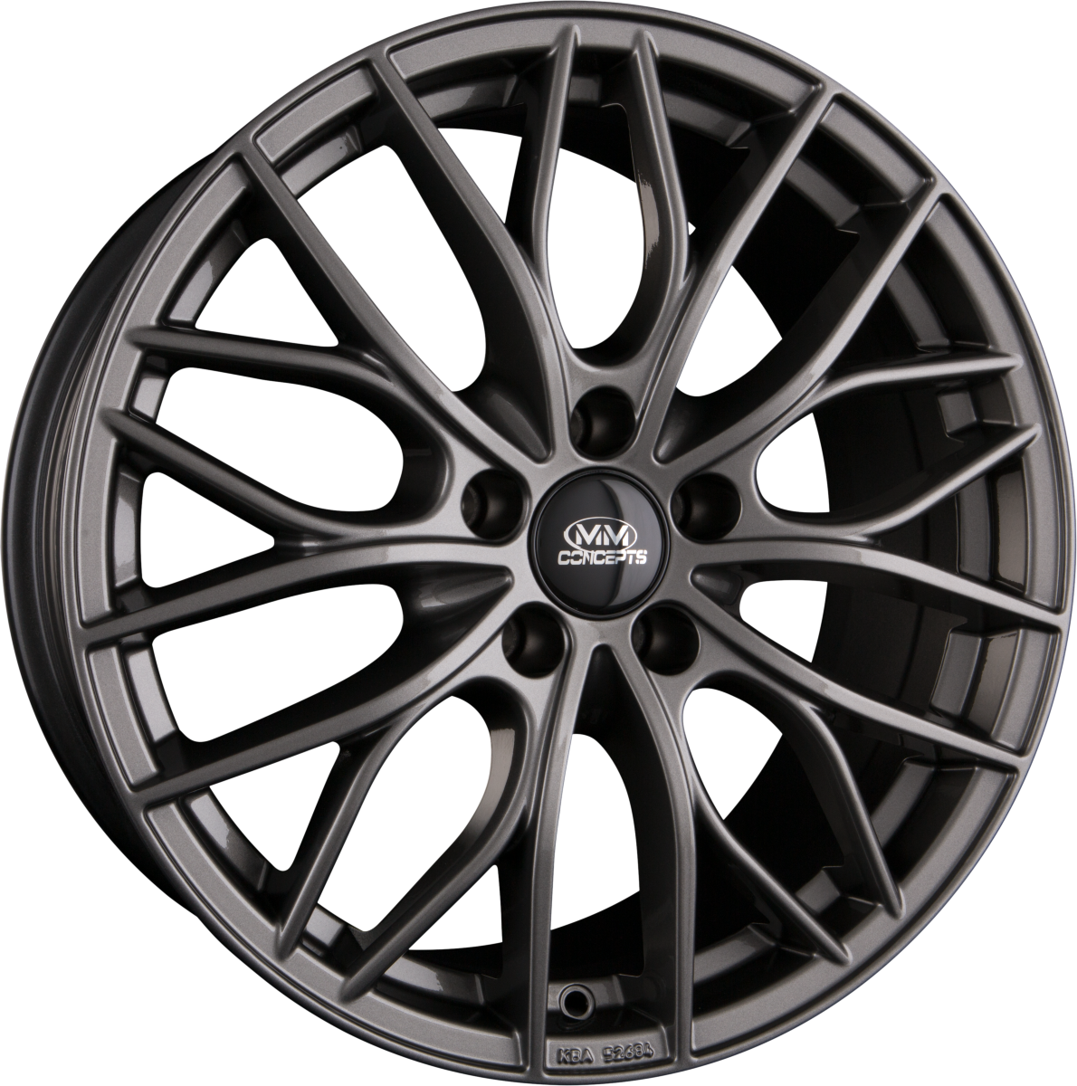 MM-Concepts MM01 Grau Glanz Alufelge 8.5x19 Zoll ET45 LK 5x112 ML66.6 – Bild 2