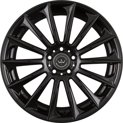 Meisterwerk MW16 Black Glossy Alufelge 7.5x17 Zoll ET40 LK 5x108 ML72.6