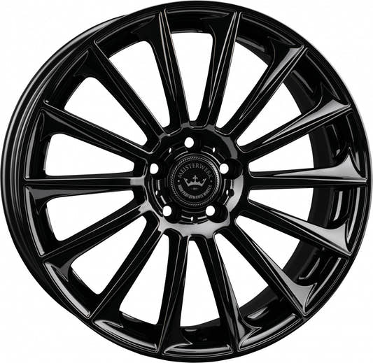 Meisterwerk MW16 Black Glossy Alufelge 7.5x17 Zoll ET40 LK 5x108 ML72.6