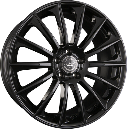 Meisterwerk MW16 Black Glossy Alufelge 7.5x17 Zoll ET40 LK 5x108 ML72.6 – Bild 2