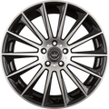 Meisterwerk MW16 Black Polished Alufelge 8.5x19 Zoll ET32 LK 5x112 ML66.6