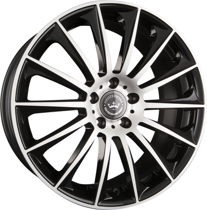 Meisterwerk MW16 Black Polished Alufelge 8.5x19 Zoll ET32 LK 5x112 ML66.6 – Bild 2