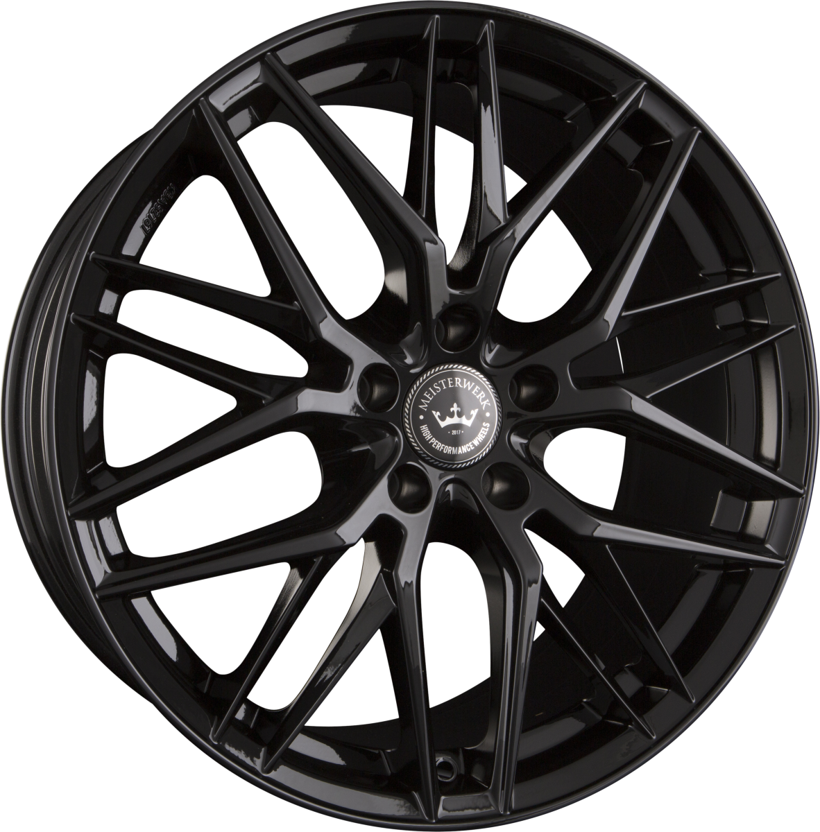 Meisterwerk MW14 Black Alufelge 8.5x19 Zoll ET45 LK 5x112 ML66.6 – Bild 2