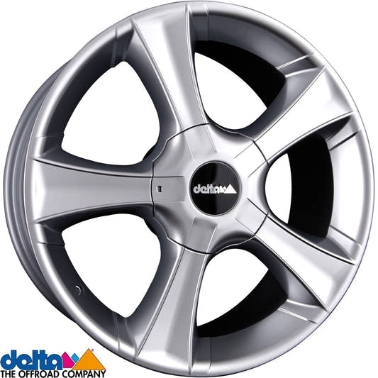 Delta 4X4 Sins shiny silver Alufelge