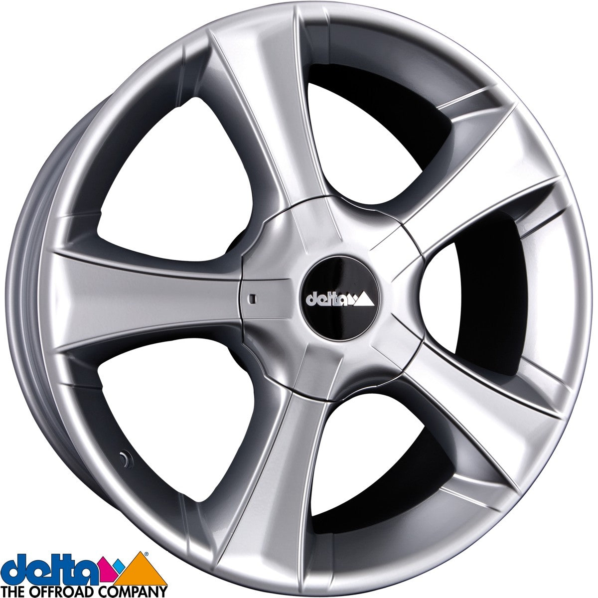 Delta 4X4 Sins shiny silver Alufelge