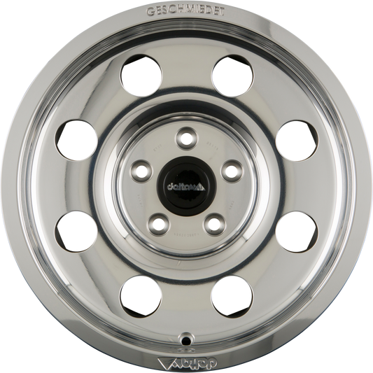DELTA 4x4 Legacy Forged Polished - Alu Poliert ohne Klarlack Alufelge 9x18 Zoll ET35 LK 5x120 ML110.1