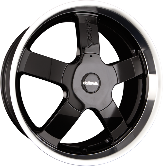 DELTA 4x4 Elements 4 Schwarz Glanz Hornpoliert Alufelge 11x23 Zoll ET55 LK 5x127 ML71.6 – Bild 2