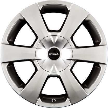DELTA 4x4 WP Shiny Silver Alufelge 8.5x19 Zoll ET40 LK 5x108 ML63.4