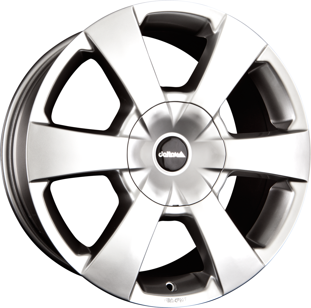 DELTA 4x4 WP Shiny Silver Alufelge 8.5x19 Zoll ET40 LK 5x108 ML63.4 – Bild 2