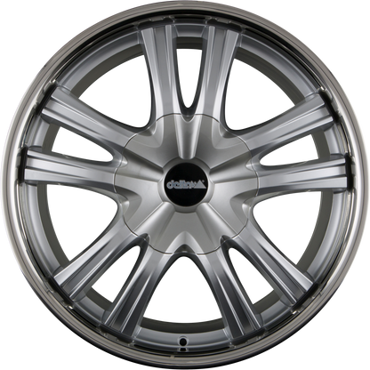 DELTA 4x4 Lander12 shiny silver Alufelge 9x22 Zoll ET20 LK 5x112 ML66.6 – Bild 2