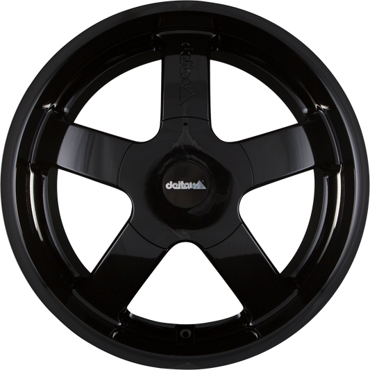 DELTA 4x4 Elements 4 Black Schwarz Glanz Alufelge 11x23 Zoll ET26 LK 5x112 ML76