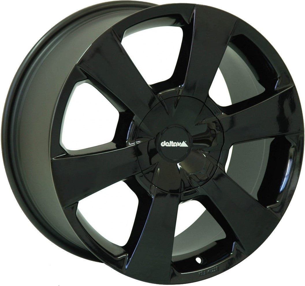 Delta 4X4 WP shiny black Alufelge