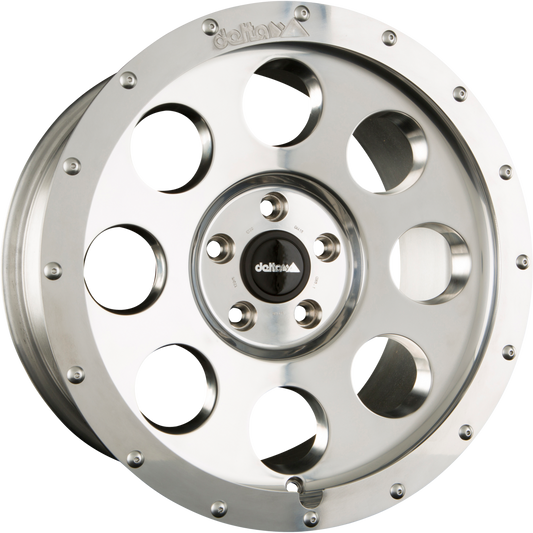 DELTA 4x4 Klassik B Alu Poliert ohne Klarlack Alufelge 9x18 Zoll ET0 LK 5x165.1 ML115.1 – Bild 2