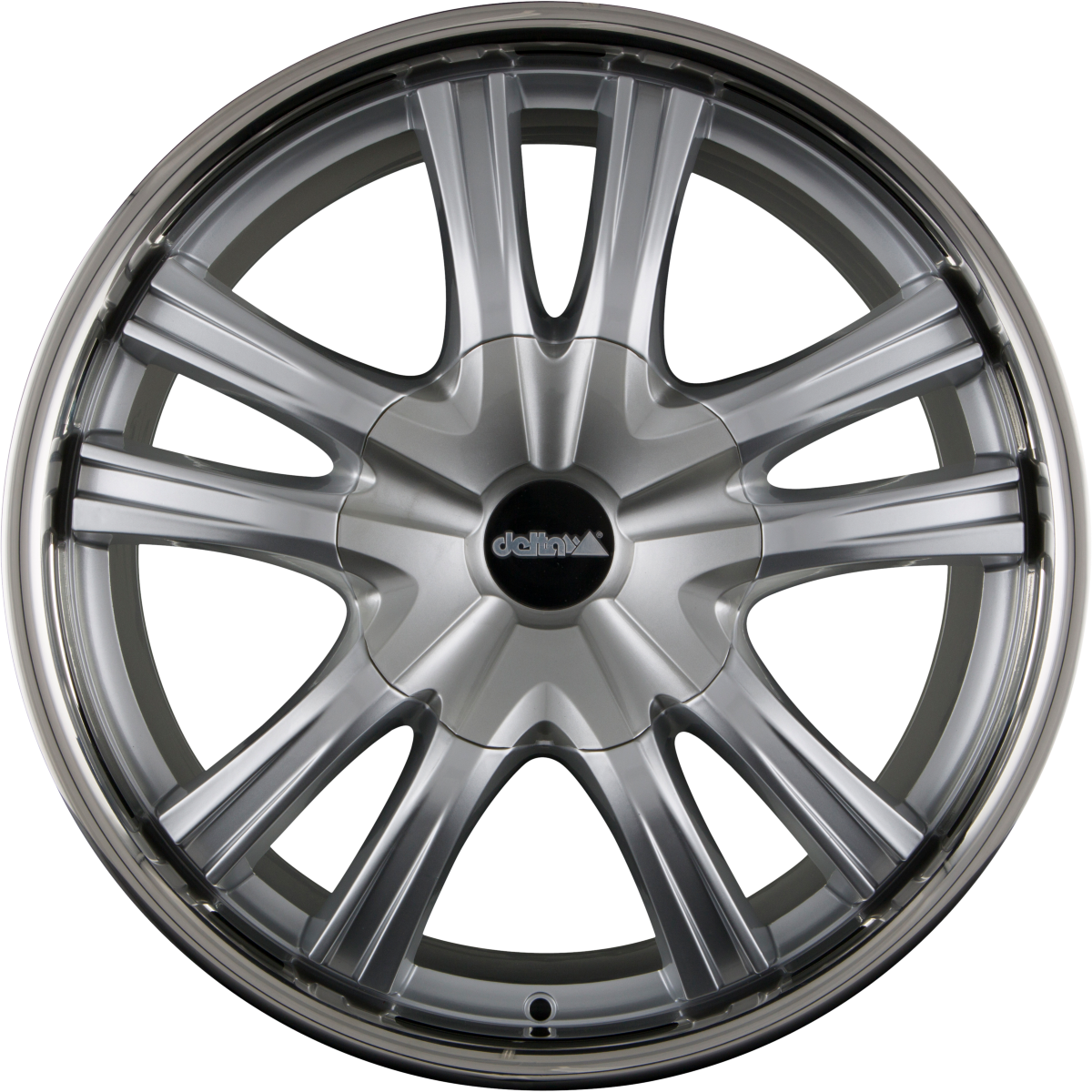 Delta 4X4 Lander12 shiny silver Alufelge 9x22 Zoll ET20 LK 5x139.7 ML77.8 – Bild 2