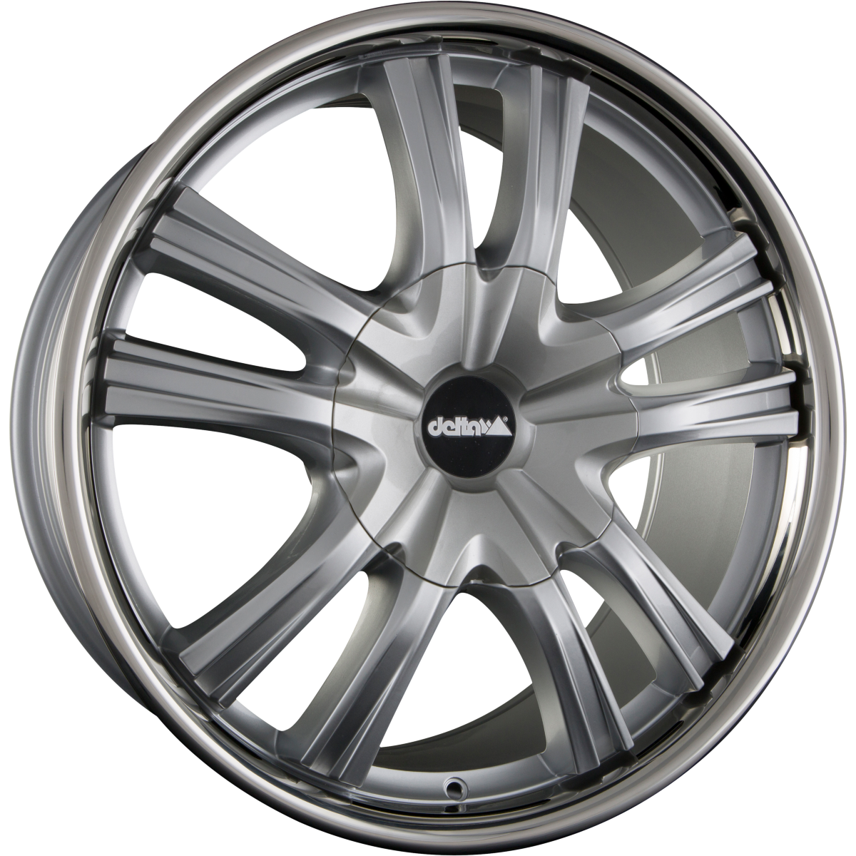 Delta 4X4 Lander12 shiny silver Alufelge 9x22 Zoll ET20 LK 5x139.7 ML77.8 – Bild 3