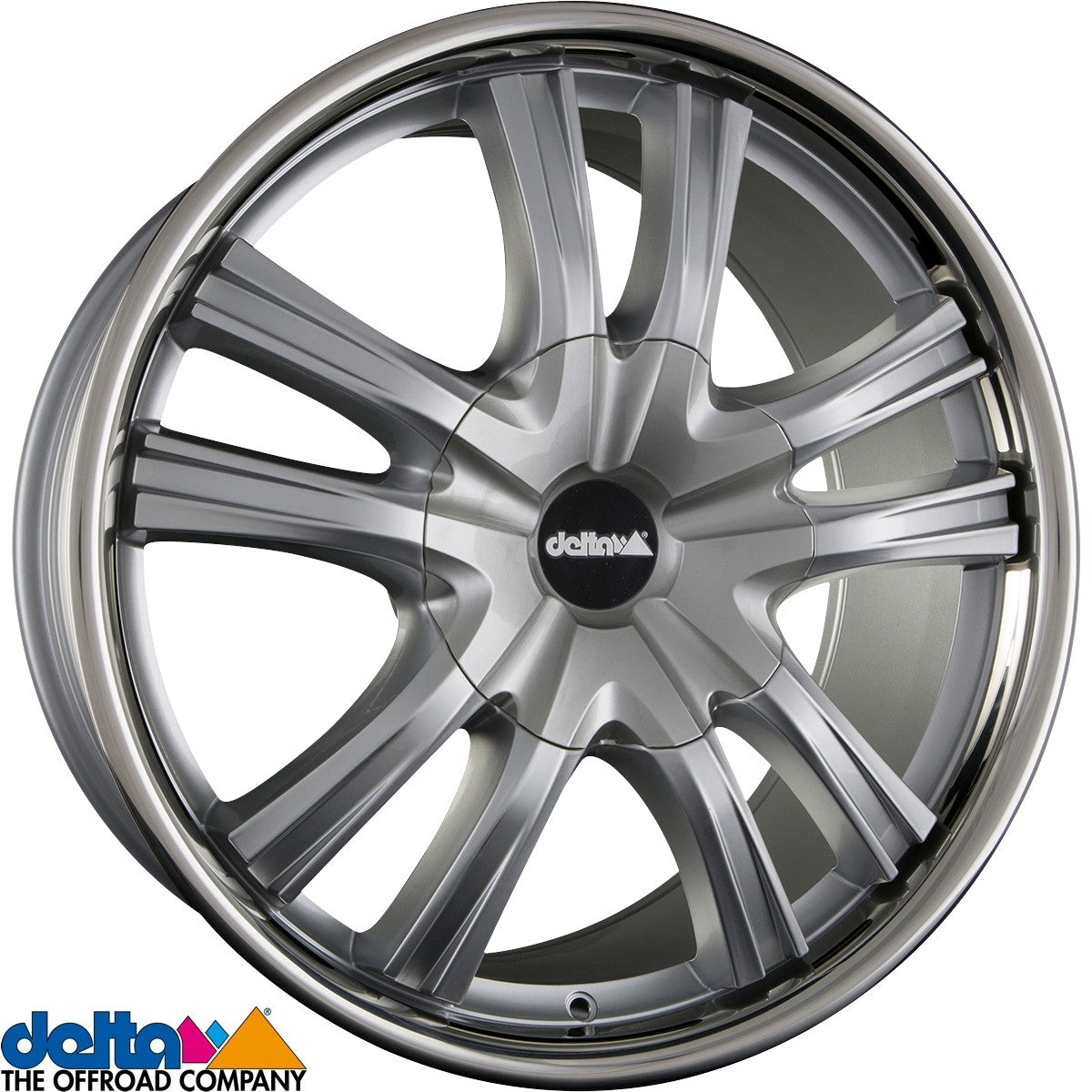 Delta 4X4 Lander12 shiny silver Alufelge