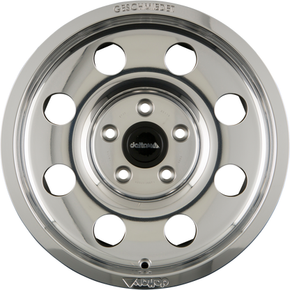 DELTA 4x4 Legacy Forged Polished - Alu Poliert ohne Klarlack Alufelge 8x16 Zoll ET25 LK 5x120 ML65.1