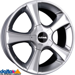 Delta 4X4 Sins shiny silver Alufelge 9x20 Zoll ET35 LK 6x139.7 ML67.1