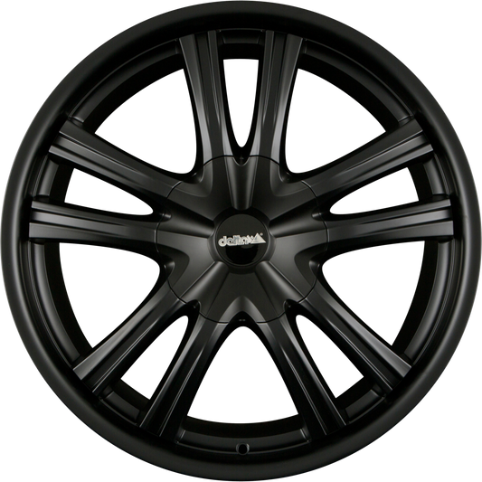 DELTA 4x4 Lander 12 Pure Black Matt Alufelge 9x22 Zoll ET40 LK 6x114.3 ML66.1