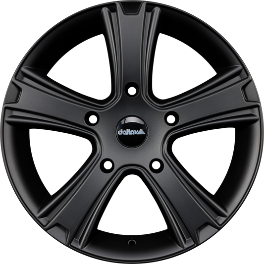 Delta 4X4 Envy black matt Alufelge 9.5x20 Zoll ET45 LK 5x130 ML84.1