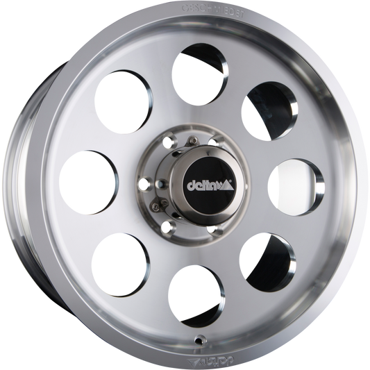DELTA 4x4 Legacy Forged Polished - Alu Poliert ohne Klarlack Alufelge 9x18 Zoll ET42.5 LK 6x114.3 ML66.1 – Bild 2