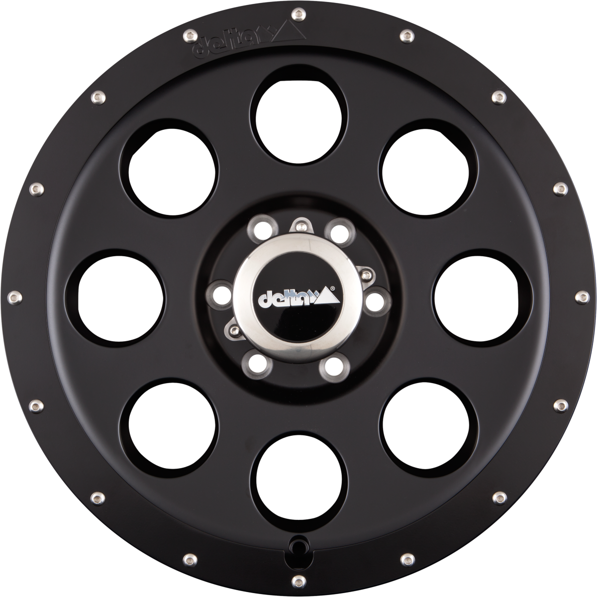 DELTA 4x4 Klassik B Black - Schwarz Matt Alufelge 8.5x18 Zoll ET45 LK 6x130 ML84.1