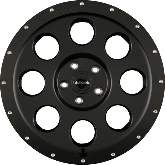 DELTA 4x4 Klassik B Black - Schwarz Matt Alufelge 9x18 Zoll ET0 LK 5x139.7 ML108.1
