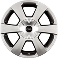 DELTA 4x4 WP Shiny Silver Alufelge 7.5x16 Zoll ET40 LK 5x114.3 ML66.1