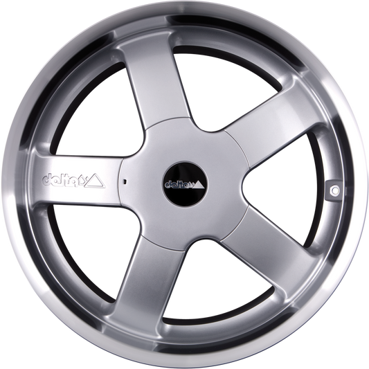 DELTA 4x4 Elements 4 Silber Hornpoliert Alufelge 11x23 Zoll ET47.5 LK 5x120 ML65.1