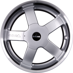 DELTA 4x4 Elements 4 Silber Hornpoliert Alufelge 11x23 Zoll ET47.5 LK 5x120 ML65.1