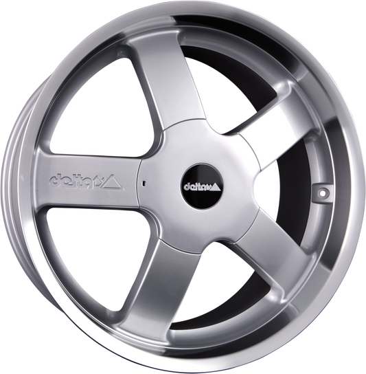 DELTA 4x4 Elements 4 Silber Hornpoliert Alufelge 11x23 Zoll ET47.5 LK 5x120 ML65.1 – Bild 2