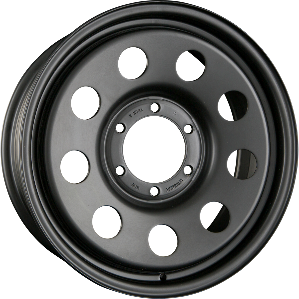 DELTA 4x4 TRAK2 Schwarz Matt - Offroad Stahlfelge 6x15 Zoll ET0 LK 5x139.7 ML110.1 – Bild 2