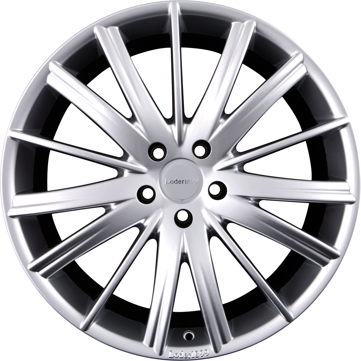LODER1899 Vertigo Viginti Hyper Silber Alufelge 9x20 Zoll ET40 LK 5x108 ML63.4