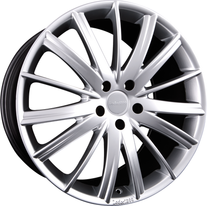 LODER1899 Vertigo Viginti Hyper Silber Alufelge 9x20 Zoll ET40 LK 5x108 ML63.4 – Bild 2