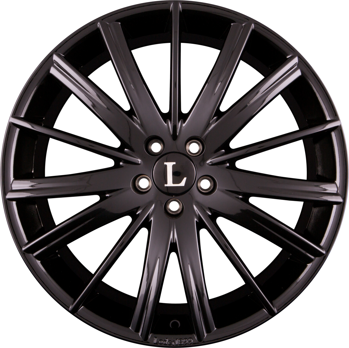 LODER1899 Vertigo Viginti Schwarz Alufelge 9x20 Zoll ET40 LK 5x108 ML63.4