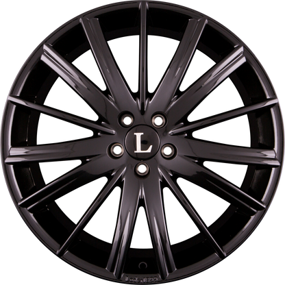 LODER1899 Vertigo Viginti Schwarz Alufelge 9x20 Zoll ET40 LK 5x108 ML63.4