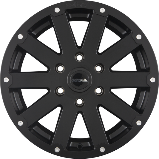 DELTA 4x4 Hanma Schwarz Matt Alufelge 8.5x17 Zoll ET40 LK 5x120 ML65.1