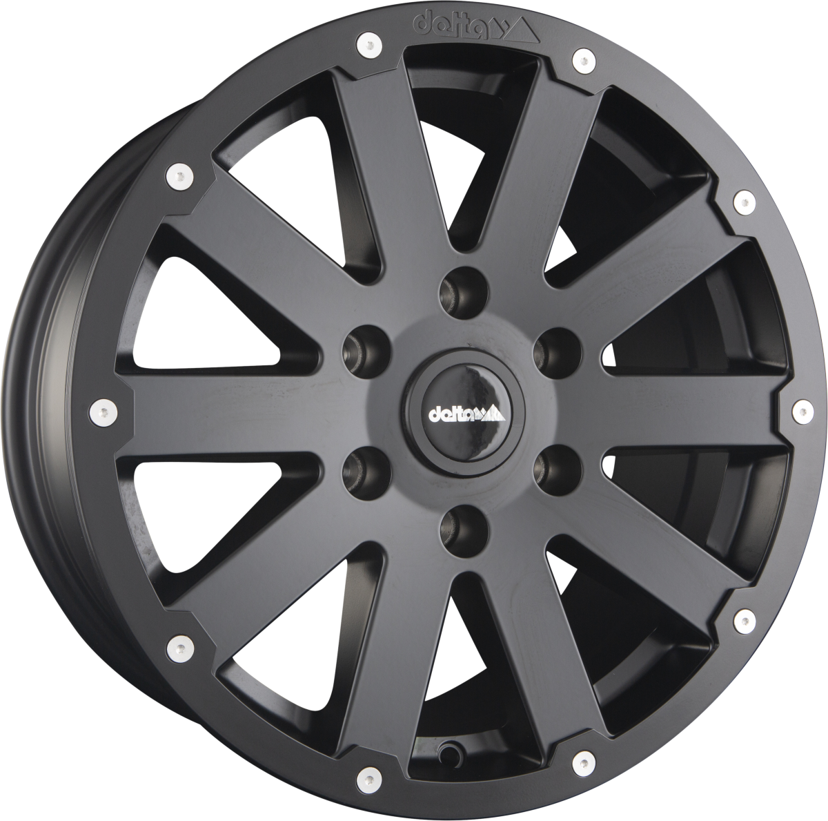 DELTA 4x4 Hanma Schwarz Matt Alufelge 8.5x17 Zoll ET45 LK 5x118 ML71.1 – Bild 2