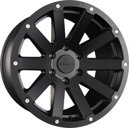 DELTA 4x4 Hanma Schwarz Matt Alufelge 9x18 Zoll ET-15 LK 5x130 ML84.1 – Bild 2