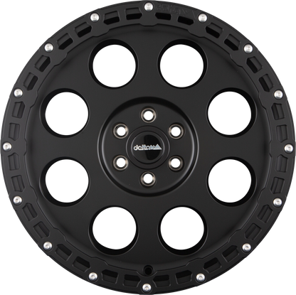 DELTA 4x4 Klassik B RUGGED Schwarz Matt Alufelge 8.5x18 Zoll ET45 LK 6x130 ML84.1
