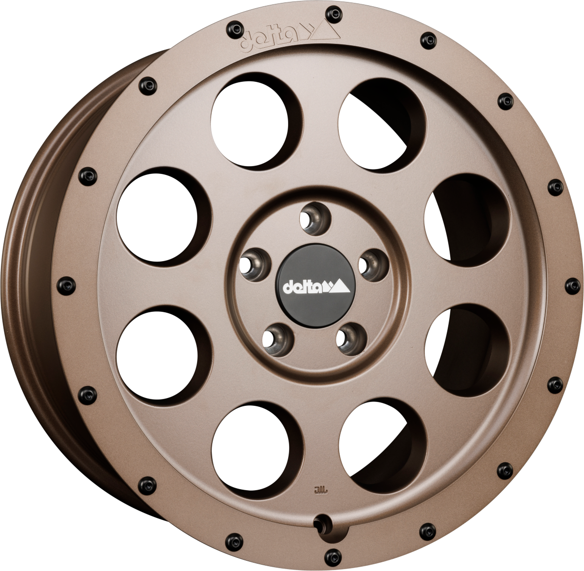 DELTA 4x4 Klassik B Sahara Bronze Alufelge 8.5x18 Zoll ET40 LK 5x120 ML65.1 – Bild 2