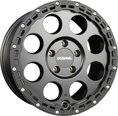 DELTA 4x4 Klassik B RUGGED Schwarz Matt Alufelge 8.5x18 Zoll ET40 LK 5x120 ML65.1 – Bild 2