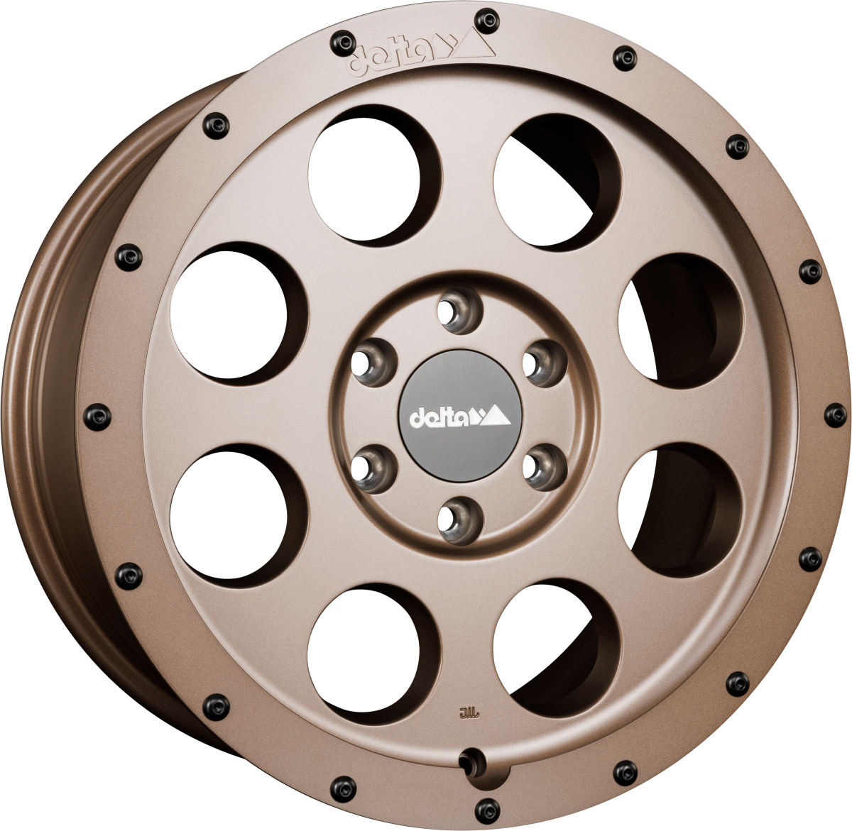 DELTA 4x4 Klassik B Sahara Bronze Alufelge 8.5x18 Zoll ET45 LK 6x130 ML84.1