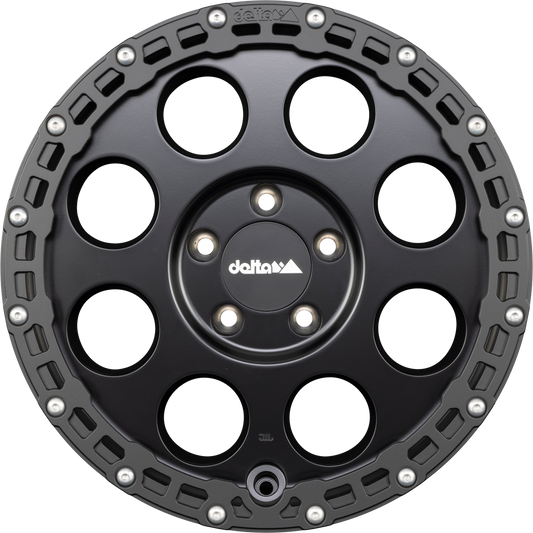 DELTA 4x4 Klassik B RUGGED Schwarz Matt Alufelge 8.5x18 Zoll ET50 LK 5x130 ML89.1
