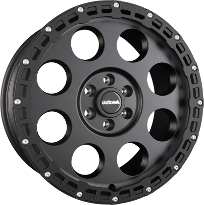 DELTA 4x4 Klassik B RUGGED Schwarz Matt Alufelge 9x18 Zoll ET20 LK 6x139.7 ML100.1 – Bild 2